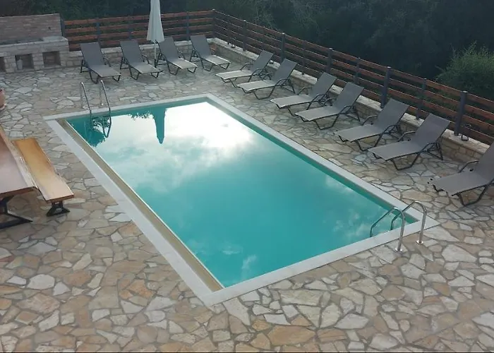 Villa Kostas-ne Corfu With Heated Salt Swimming Pool *