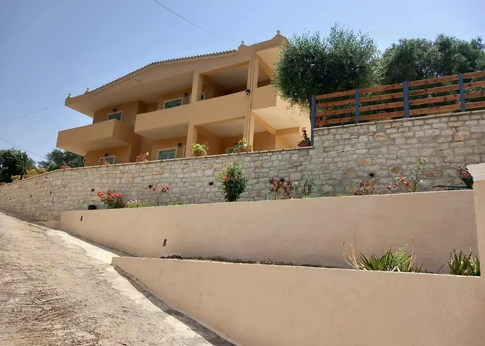 Kostas-ne Corfu With Heated Salt Swimming Pool Villa